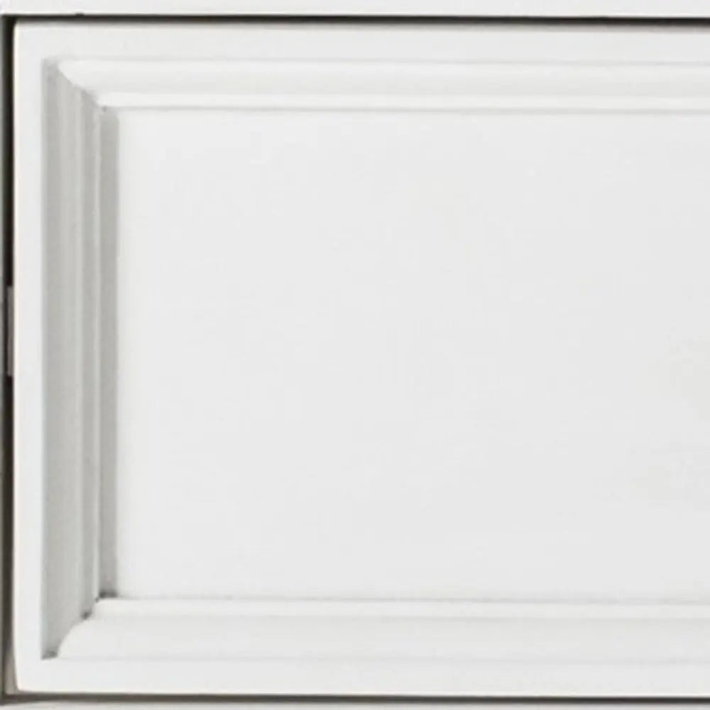 24" White Solid Wood Distressed One Drawer Nightstand HomeRoots