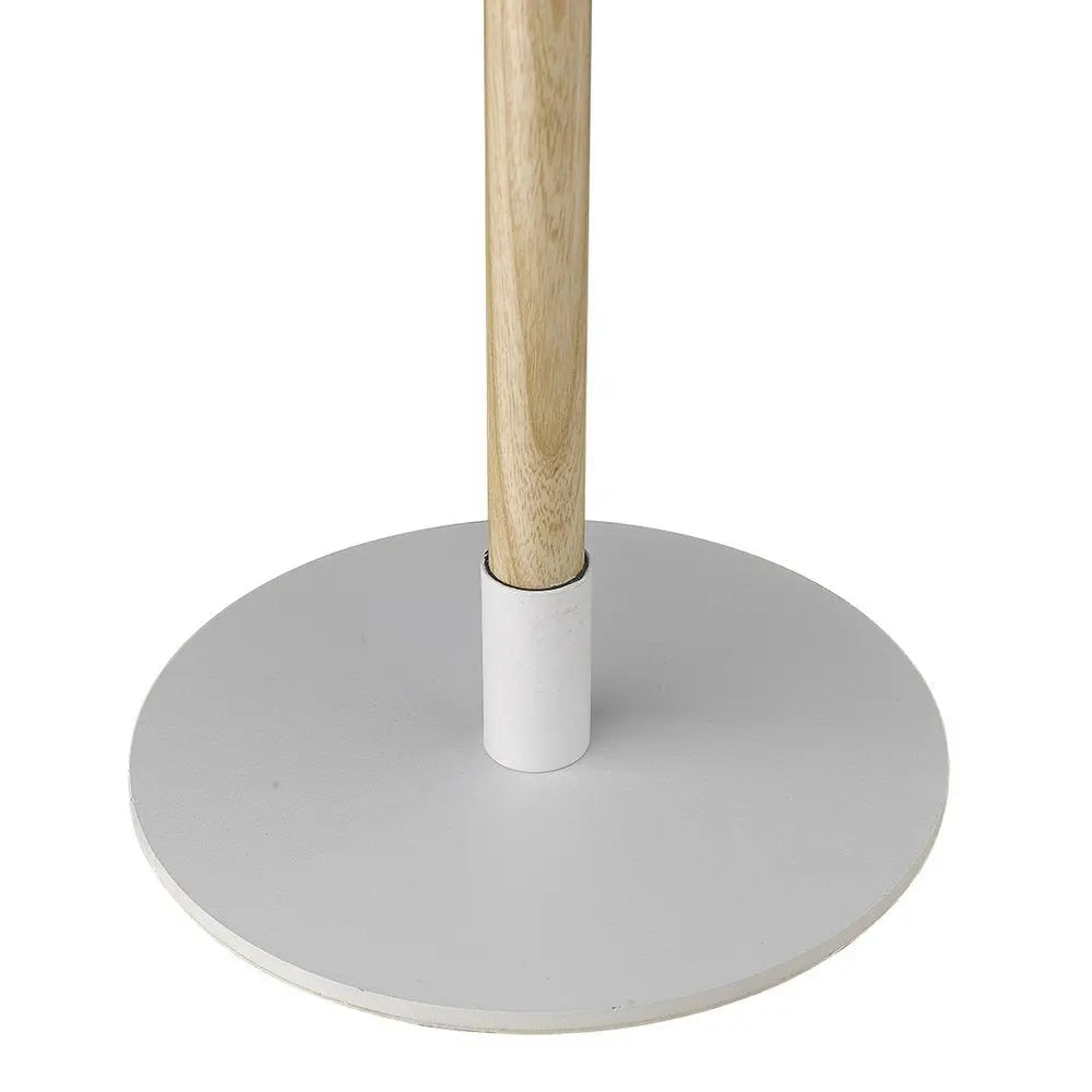 55" Brown And White Reading Floor Lamp HomeRoots