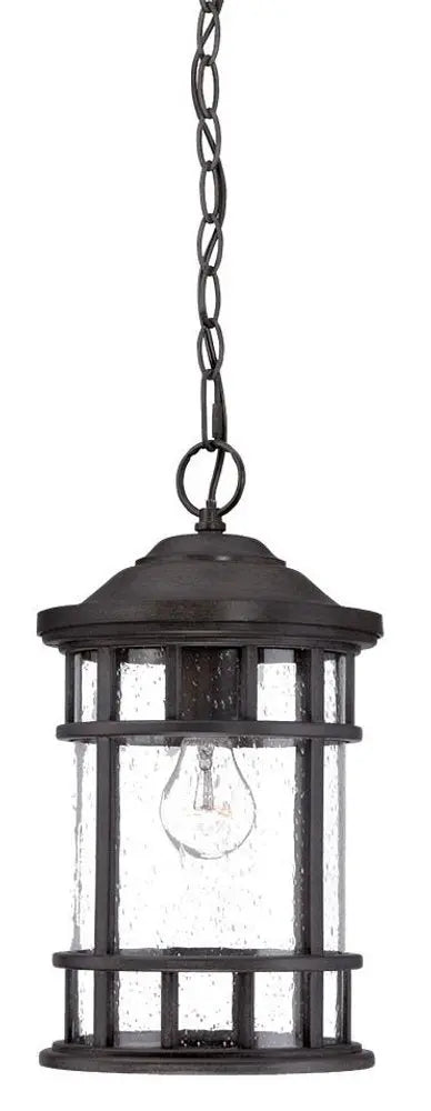 Black Lantern Seeded Metal Dimmable Chandelier With Clear Shades HomeRoots