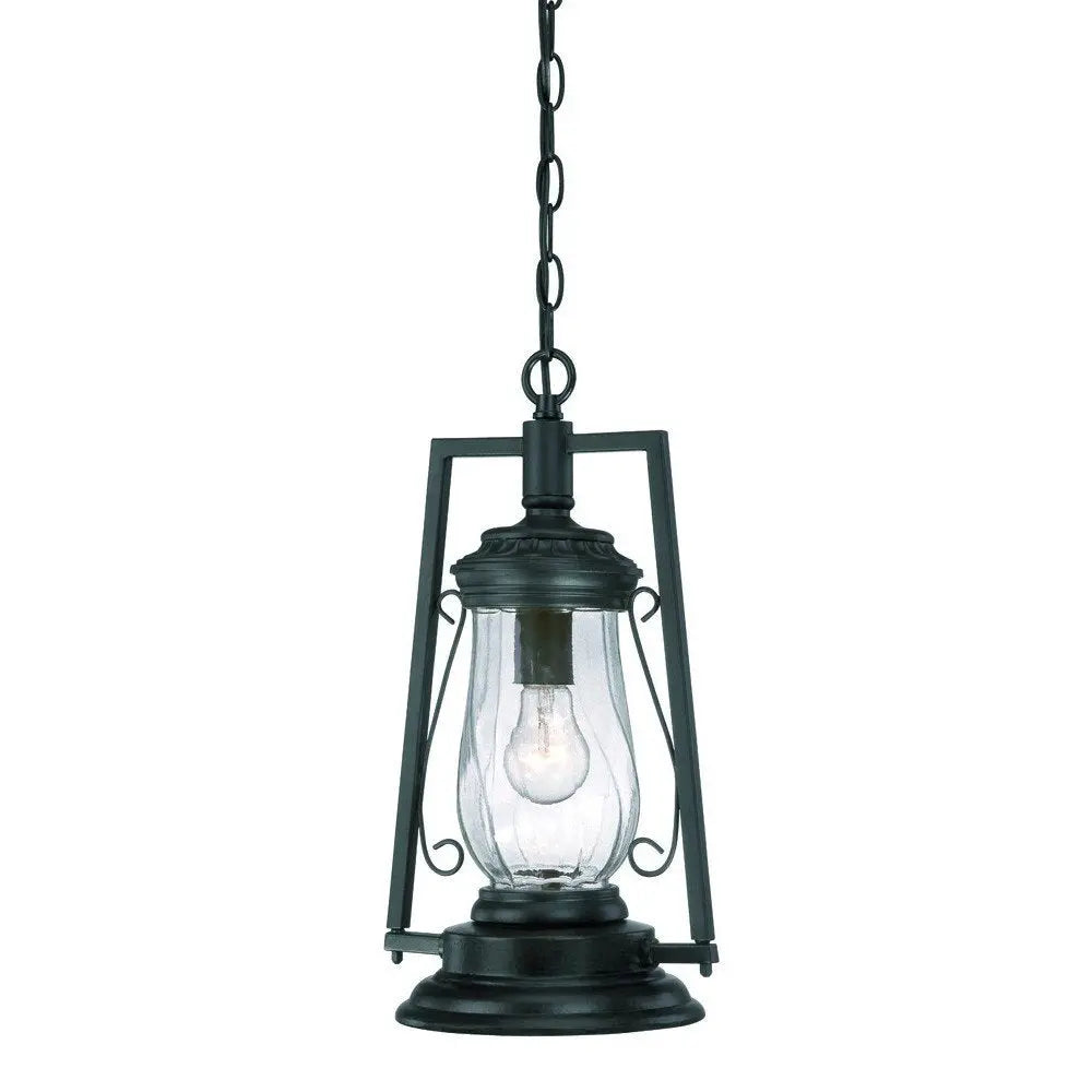 Matte Black Oil Lamp Hanging Light HomeRoots