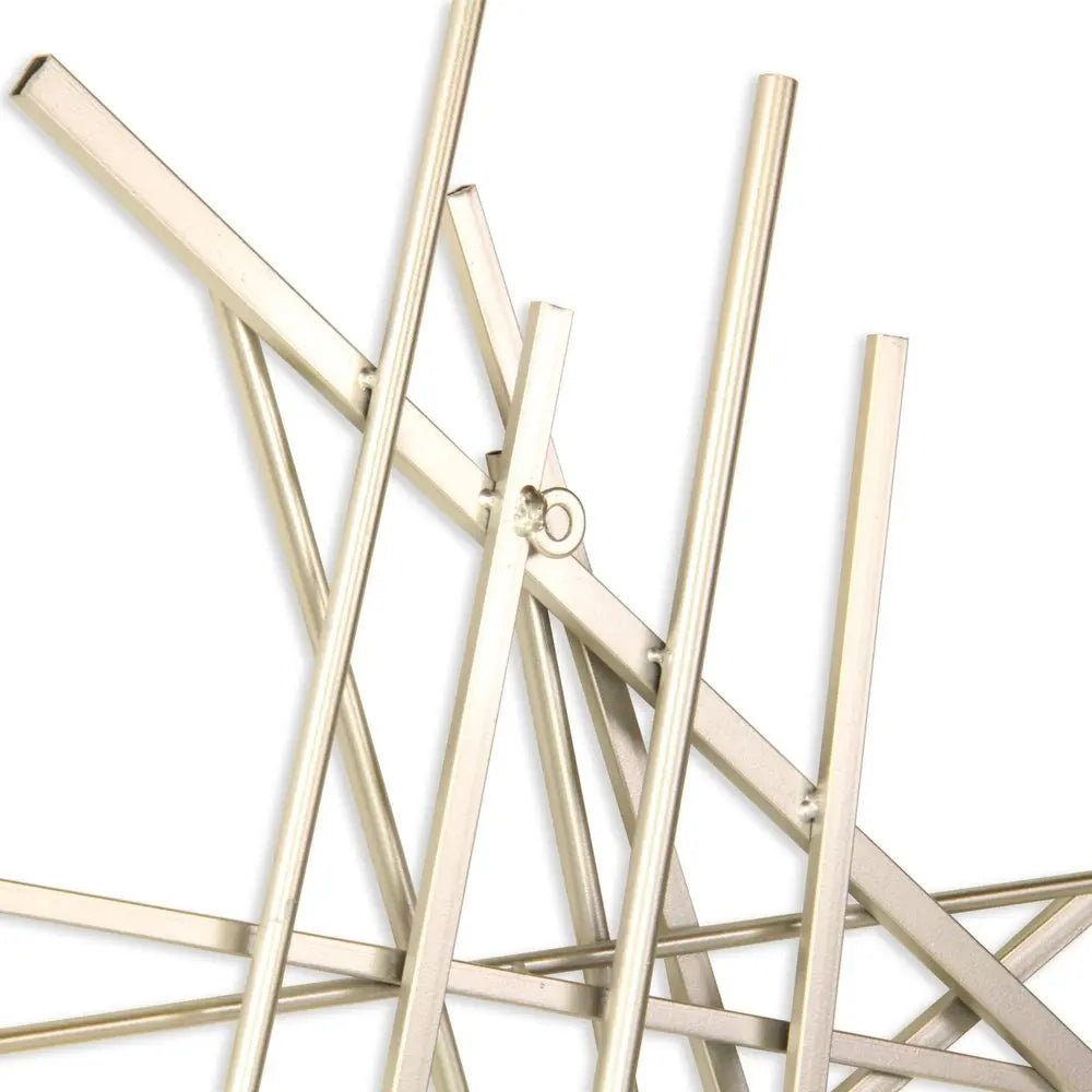 Silver Steel Wall Decor HomeRoots