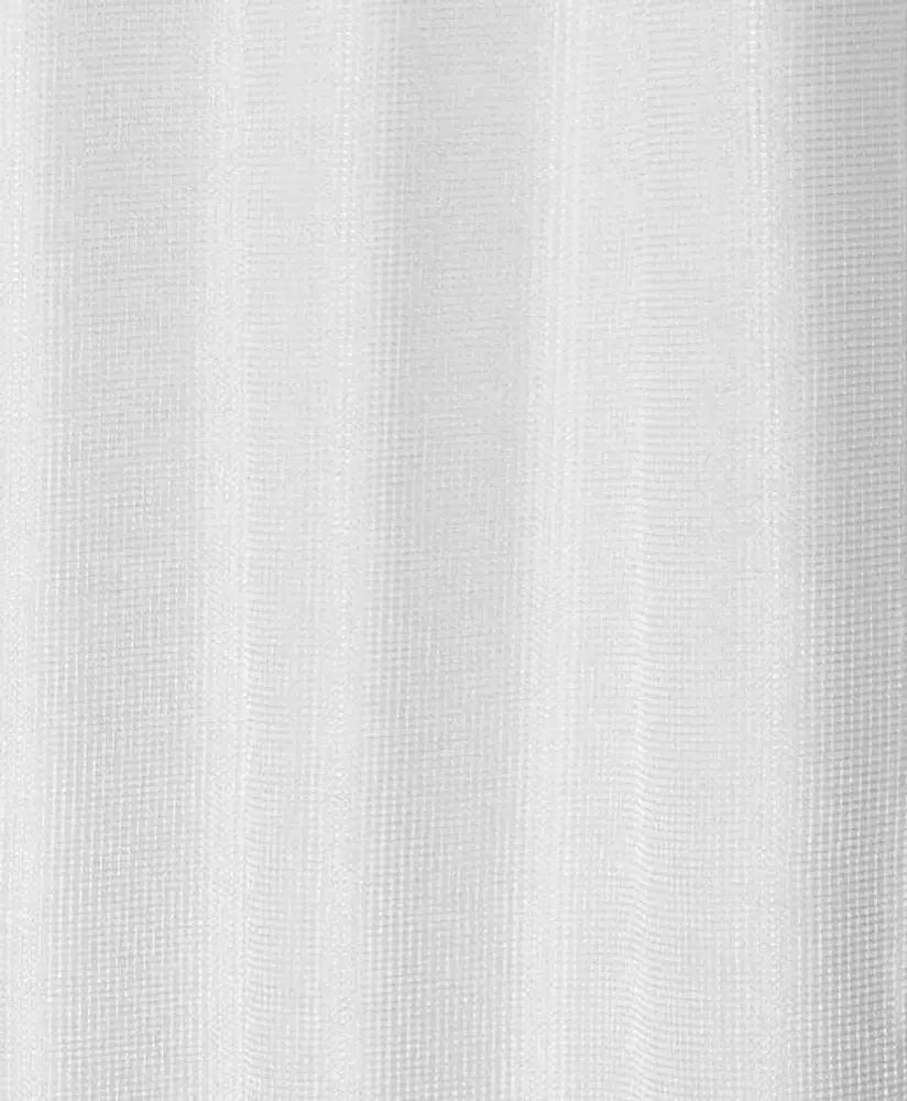 Luxurious White Waffle Weave Shower Curtain HomeRoots