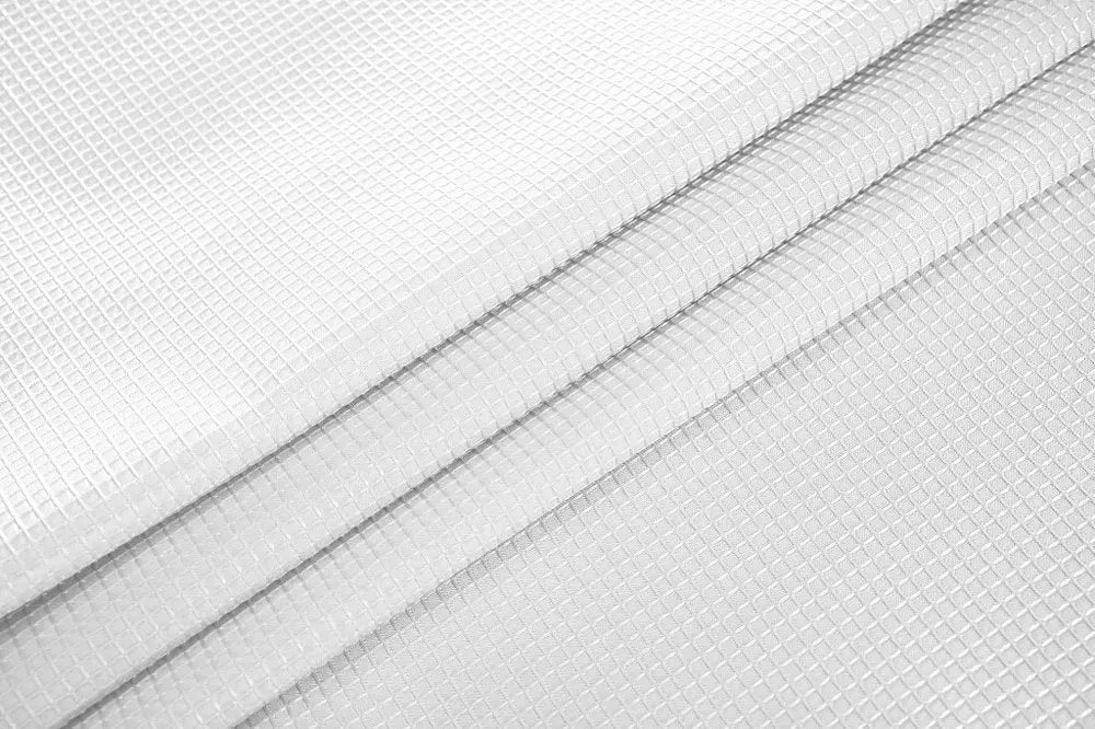 Luxurious White Waffle Weave Shower Curtain HomeRoots