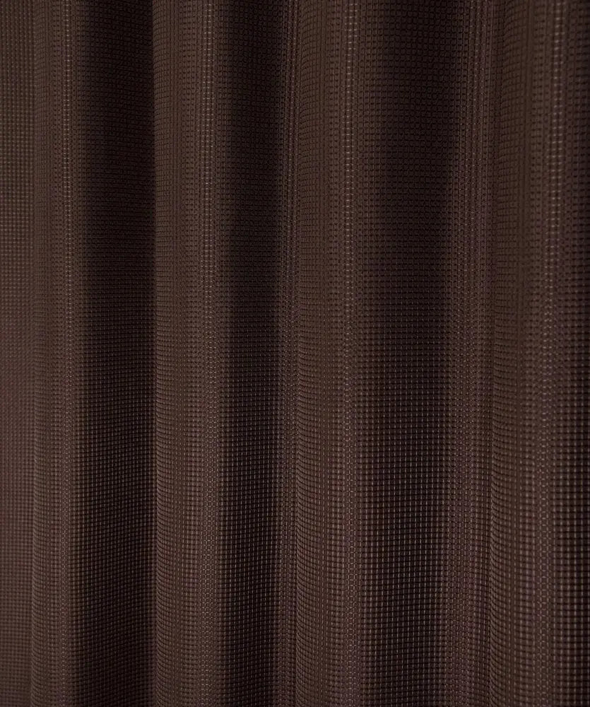 Luxurious Brown Waffle Weave Shower Curtain HomeRoots