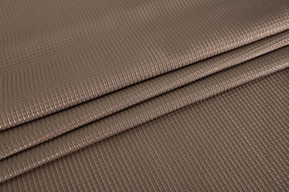 Luxurious Mocha Waffle Weave Shower Curtain HomeRoots