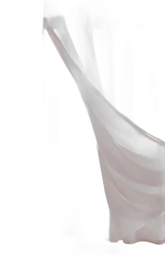 Blush Sheer and Grid Shower Curtain and Liner Set HomeRoots