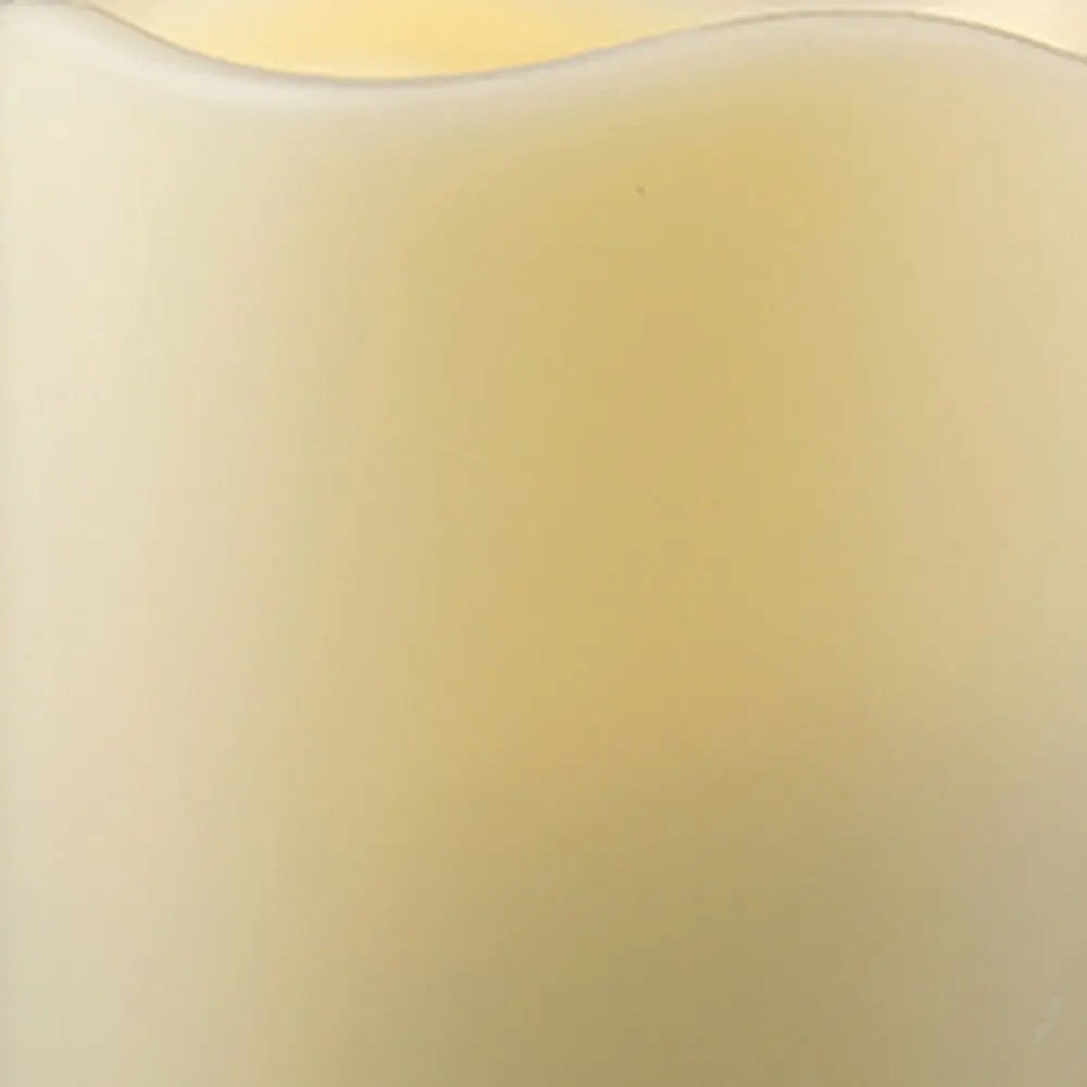 4" Ivory Flameless Indoor Outdoor Pillar Candle - NOBLE HOME INTERIORS