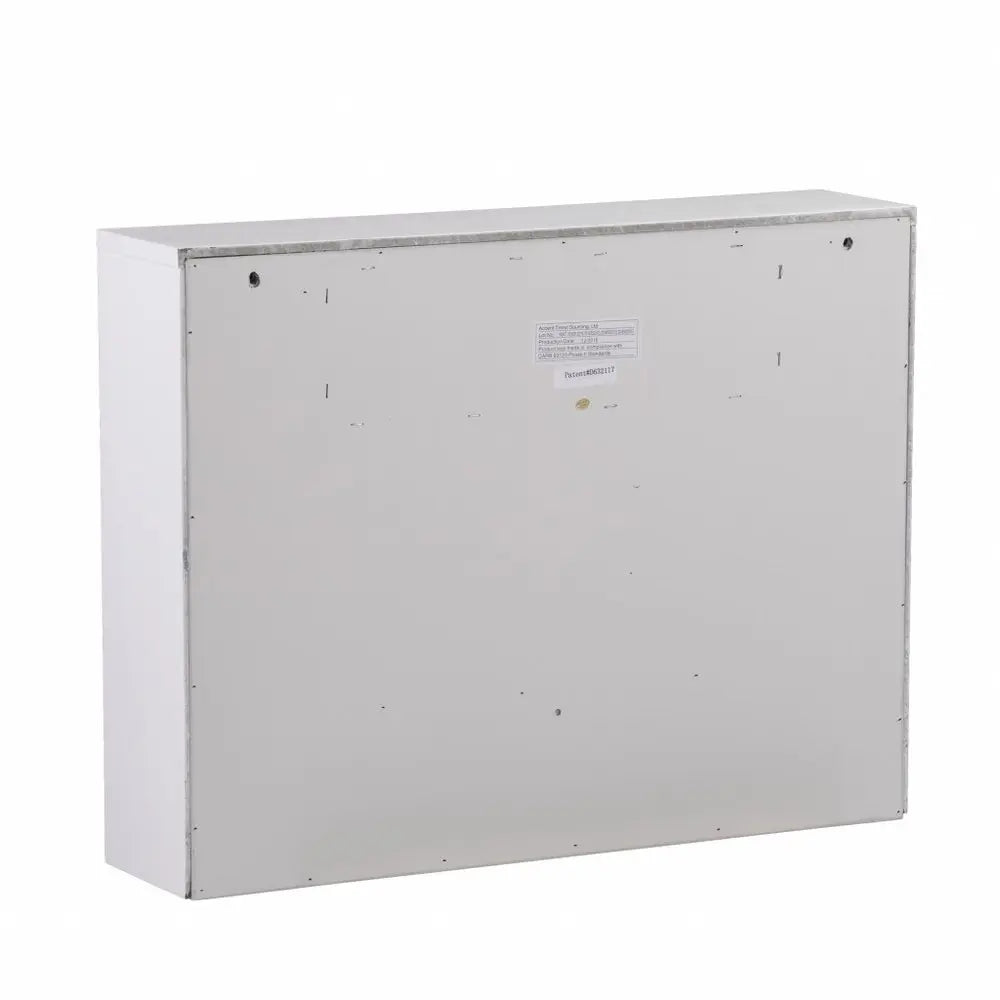 26" White Wall Mounted Floating Desk HomeRoots