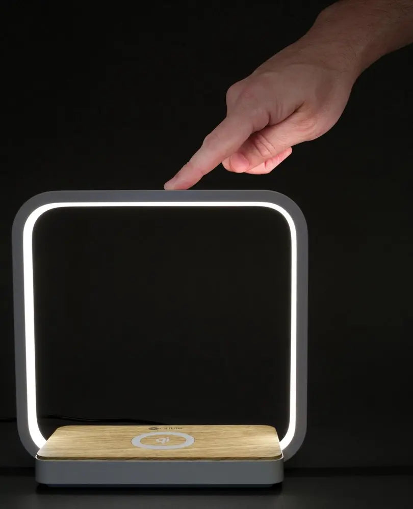 Contemporary White Wireless Phone Charger HomeRoots