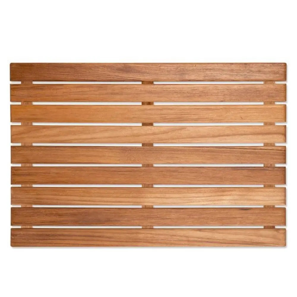 20" Premium Teak Shower Bath Mat HomeRoots