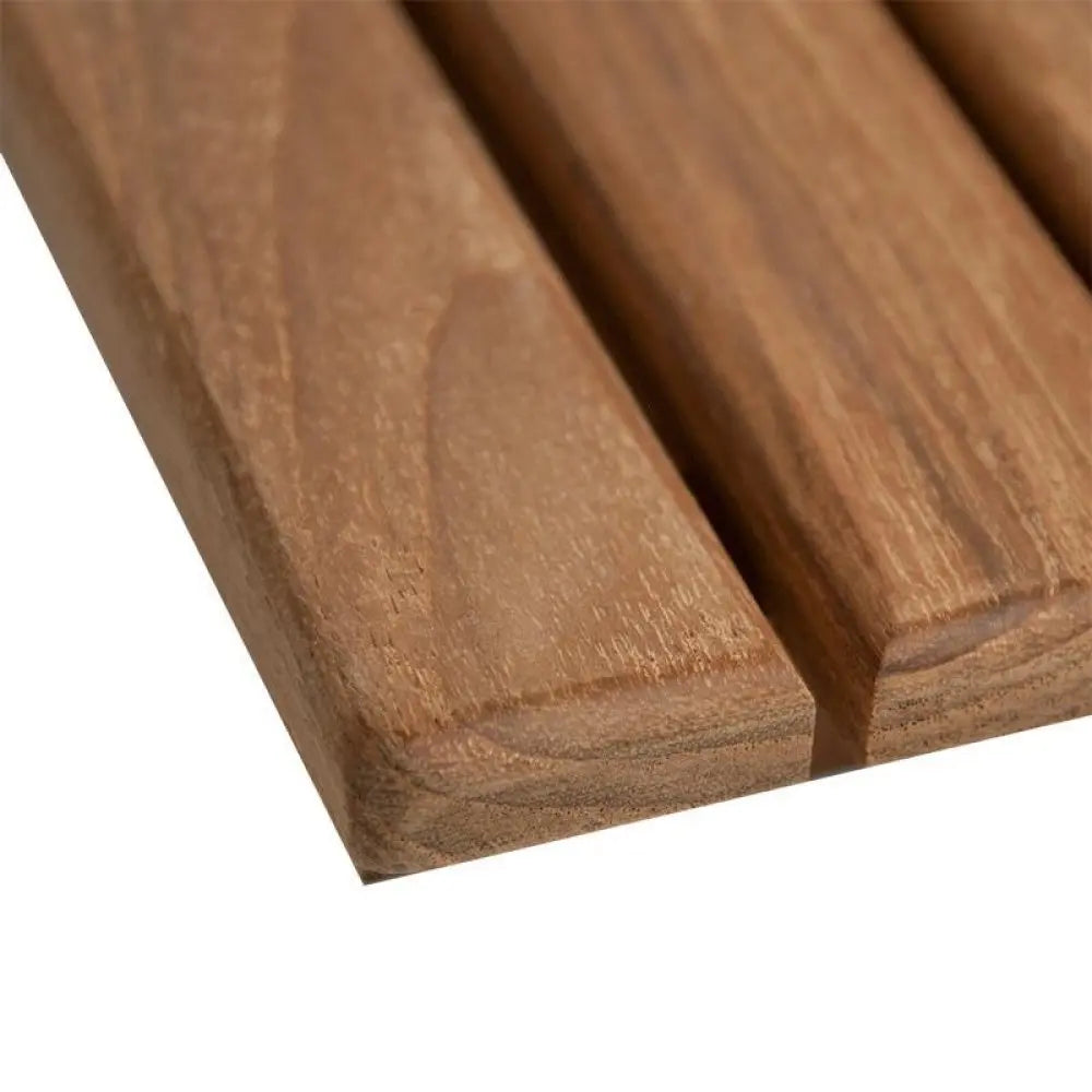 20" Premium Teak Shower Bath Mat HomeRoots