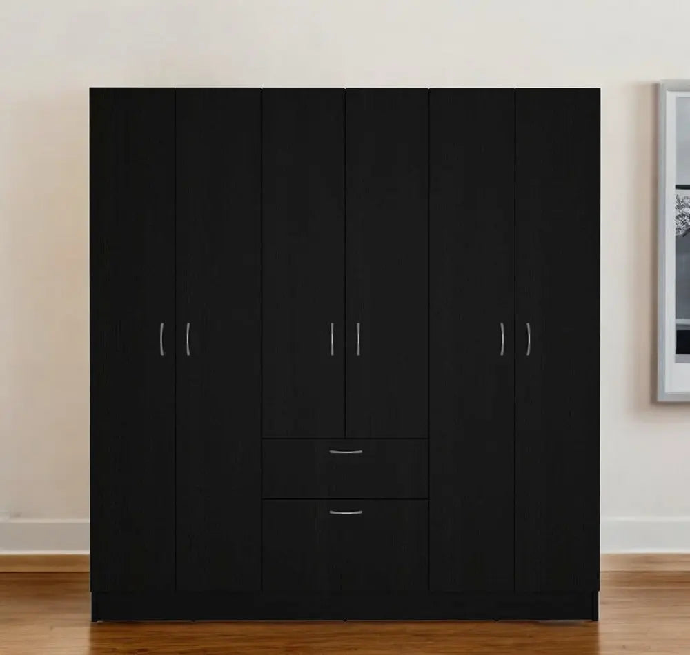 71" Black and White Single Drawer Combo Dresser HomeRoots