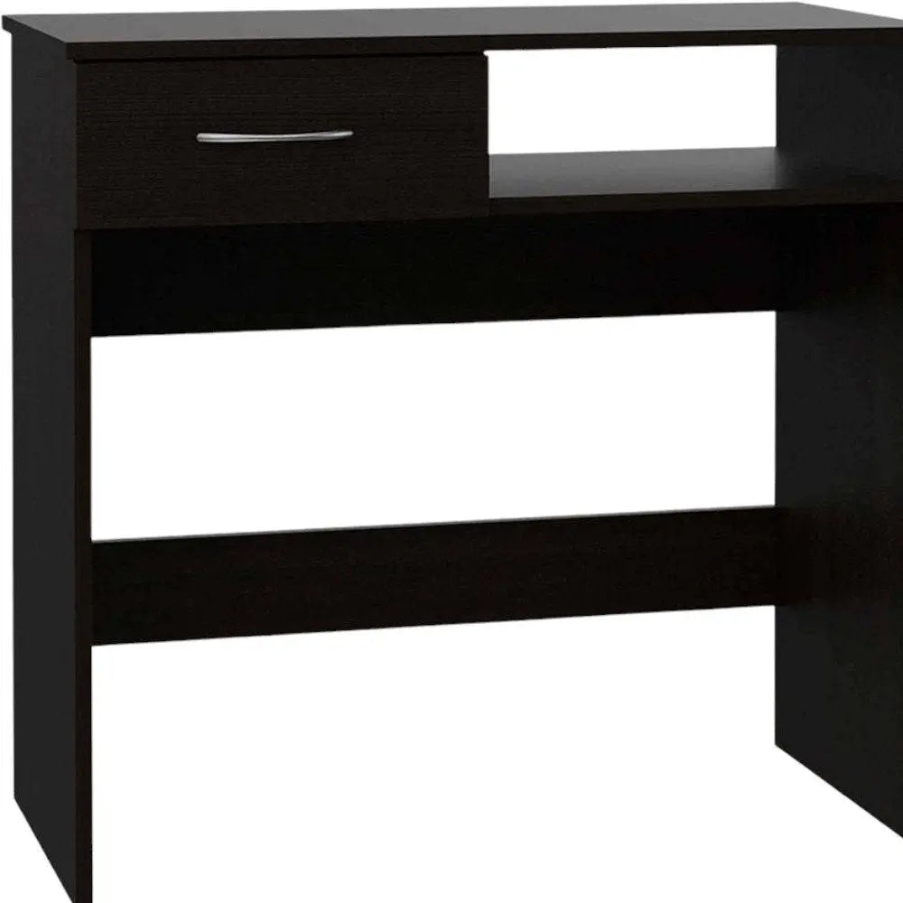 32" Black Computer Desk Desk and Bookshelf Set HomeRoots