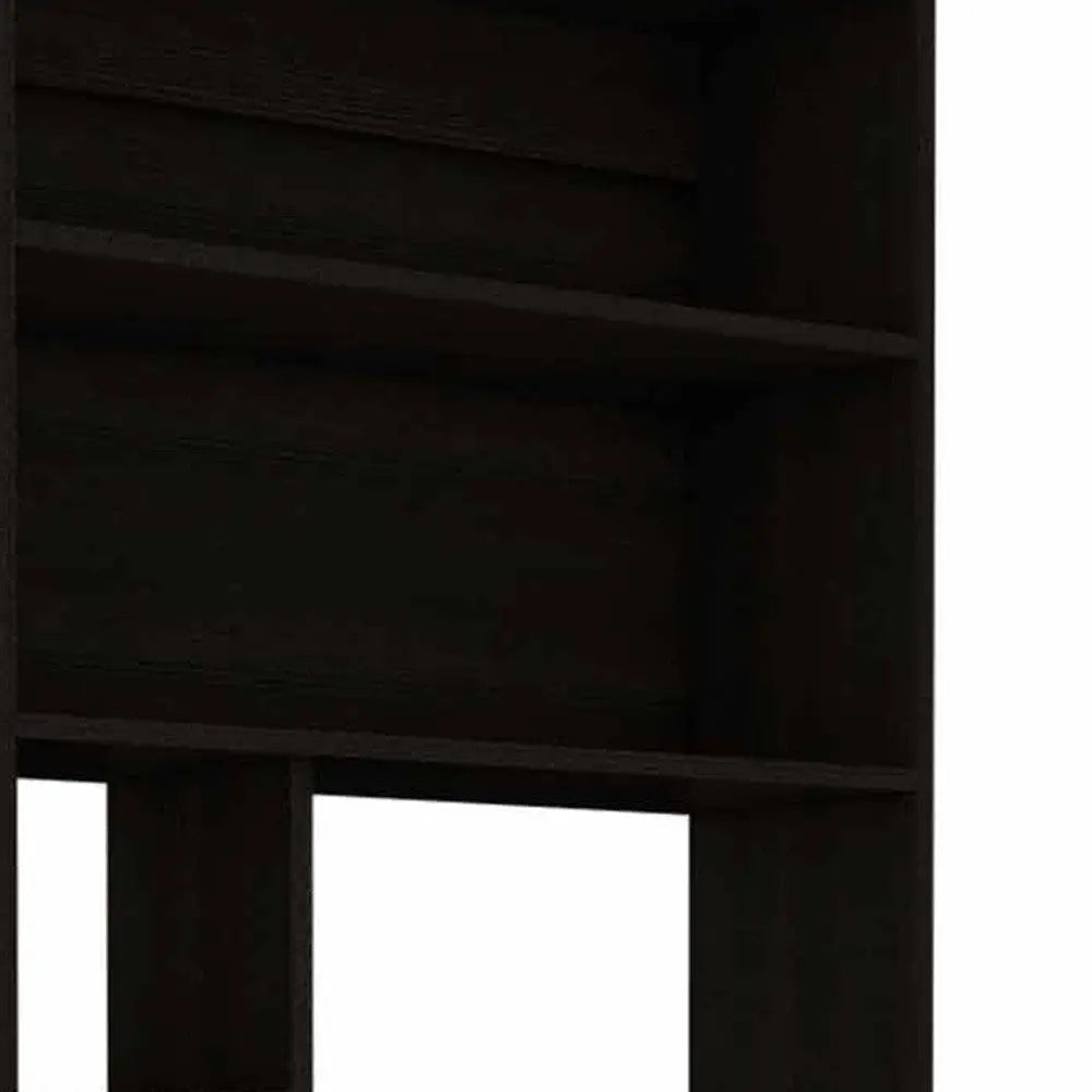 30" Black Computer Desk With Hutch HomeRoots