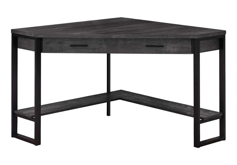 42" Black Corner Computer Desk - NOBLE HOME INTERIORS