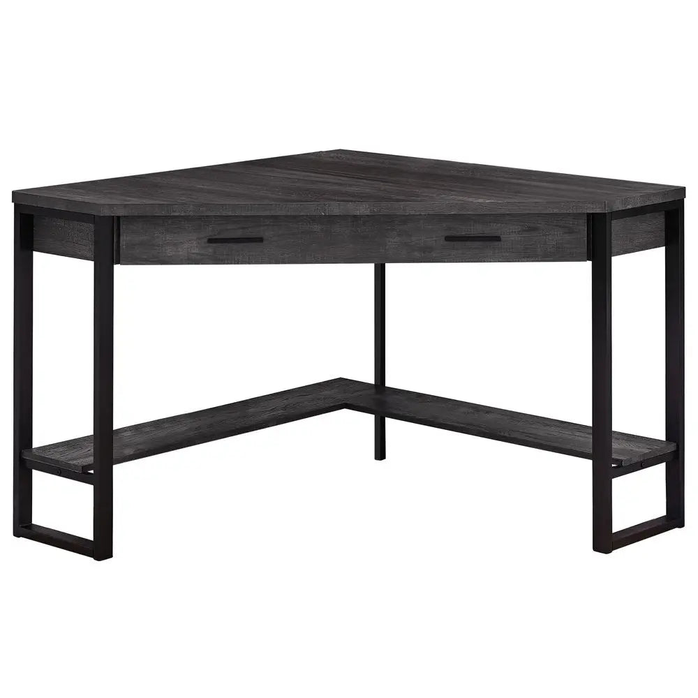42" Black Corner Computer Desk - NOBLE HOME INTERIORS