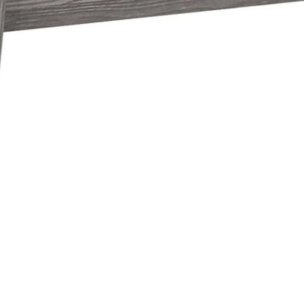 42" Gray Open Shelving TV Stand - NOBLE HOME INTERIORS