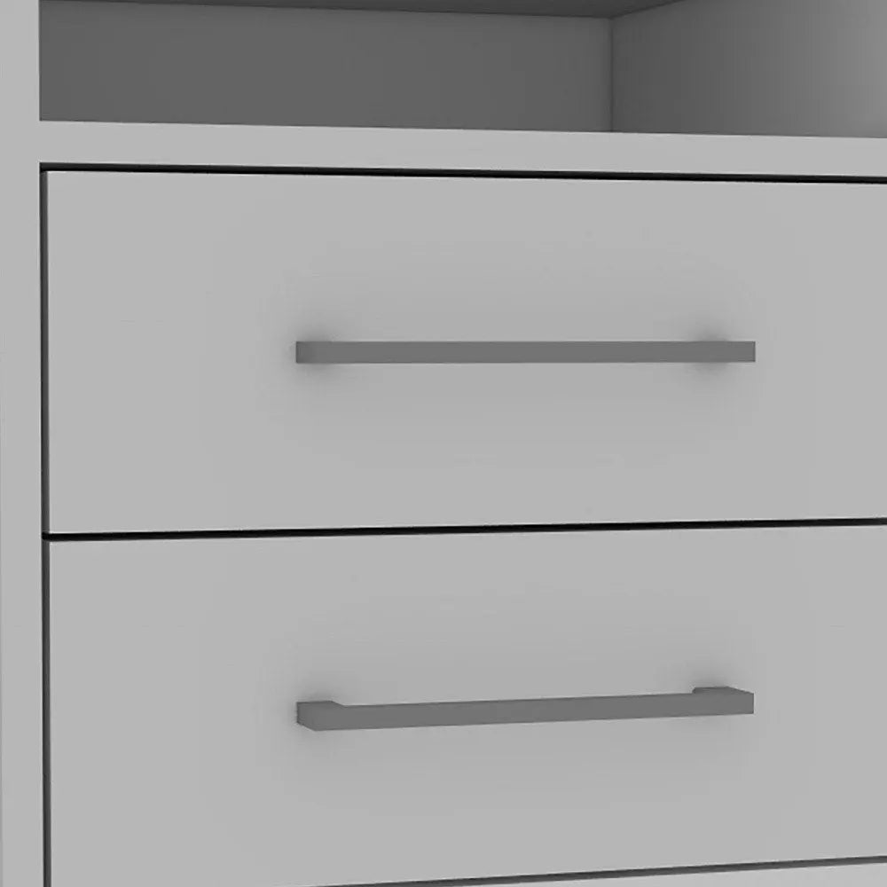 20" Wood Two Drawer Nightstand HomeRoots