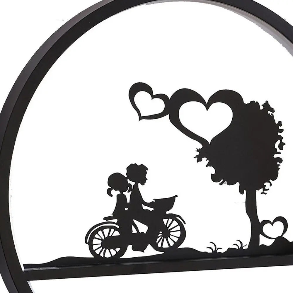 13" Black Bedside Led Table Lamp HomeRoots