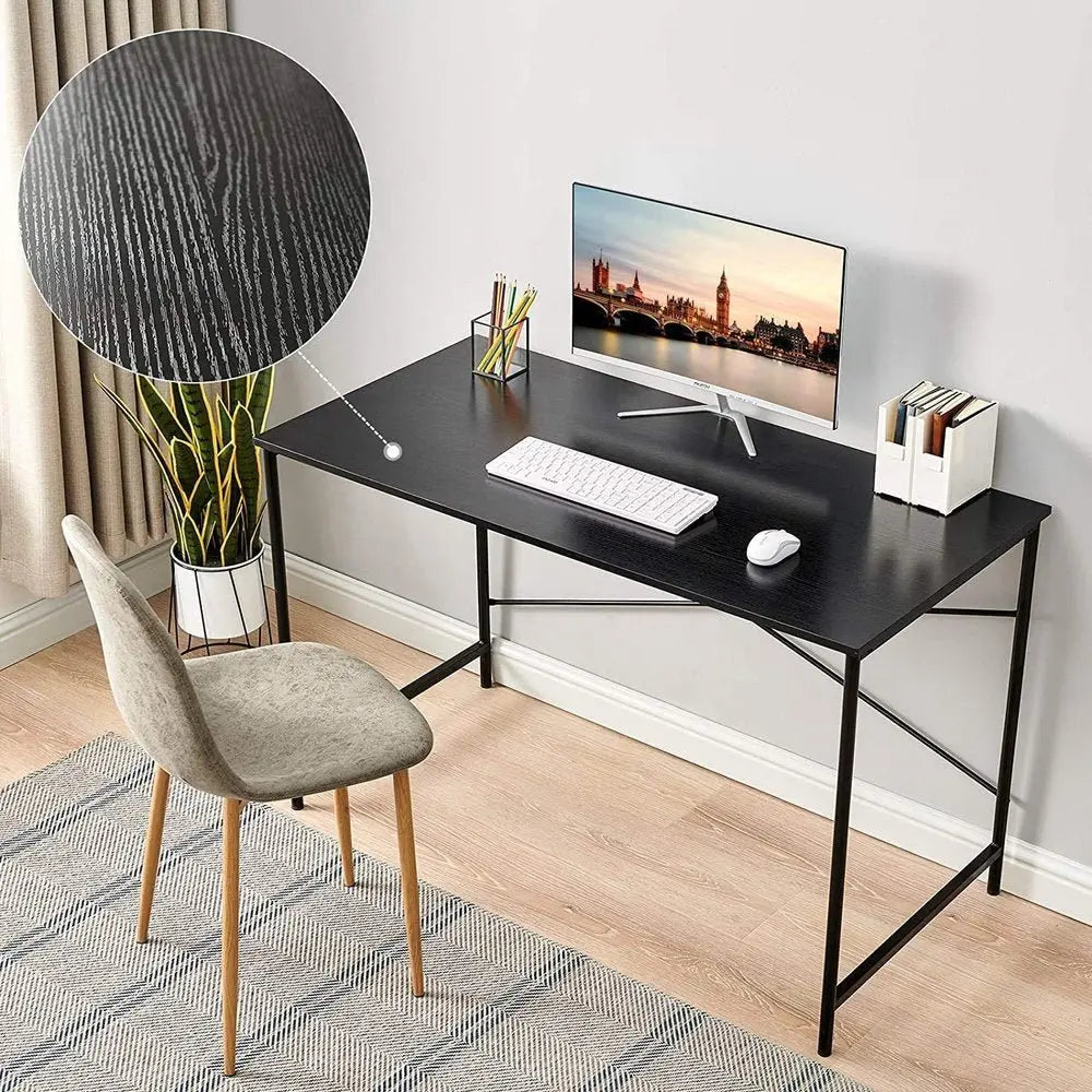 47" Black Computer Desk - NOBLE HOME INTERIORS