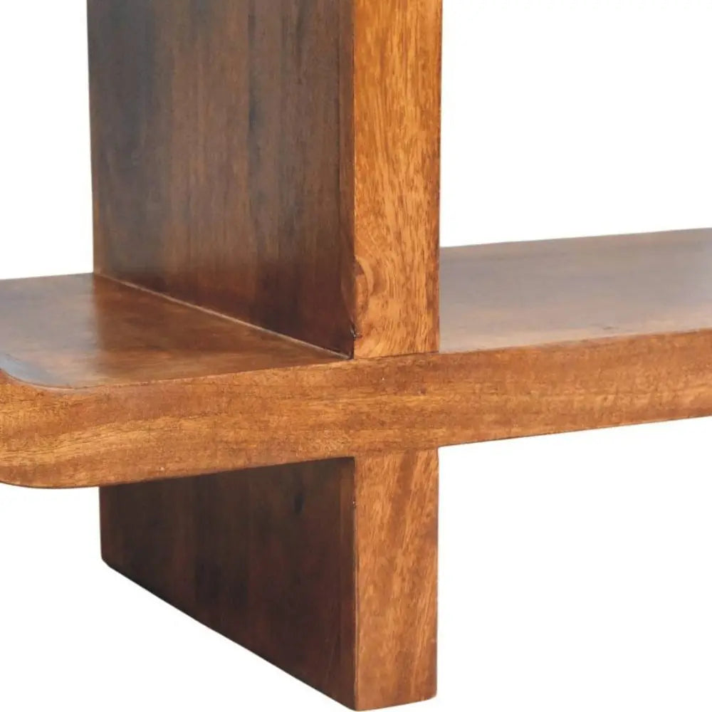 47" Brown Solid Wood Enclosed and Open Storage TV Stand - NOVA HOME FURNITURE