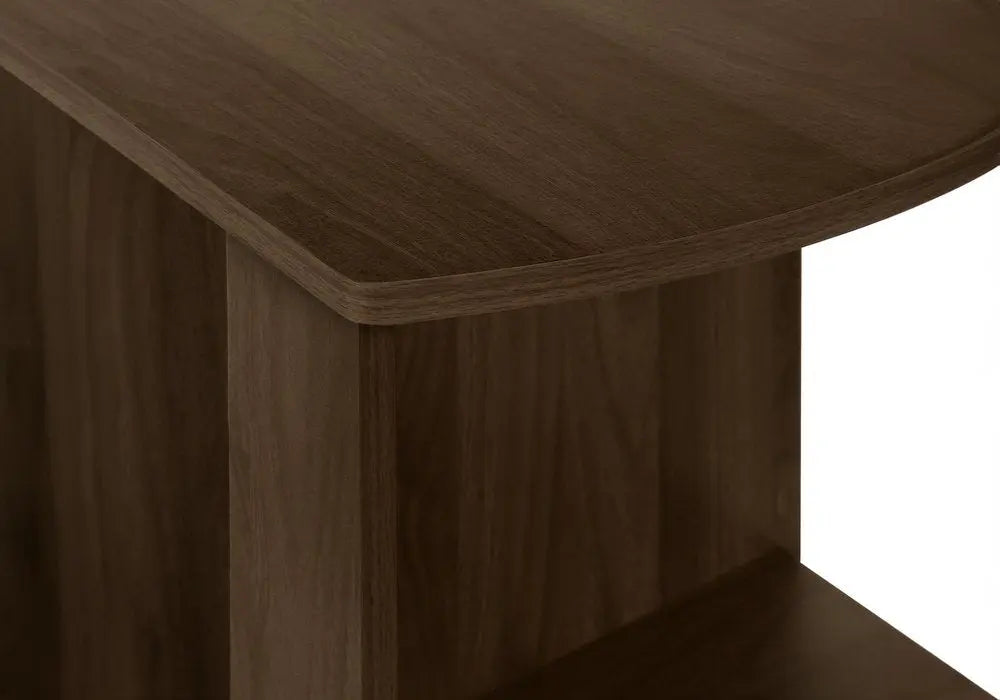 47" Brown Wood Corner Computer Desk - NOBLE HOME INTERIORS