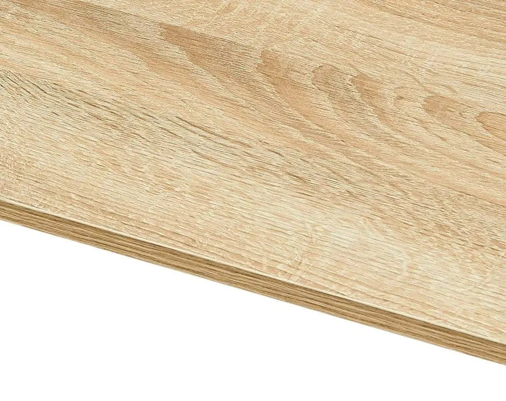 47" Natural and Black Wood and Metal Computer Desk - NOBLE HOME INTERIORS