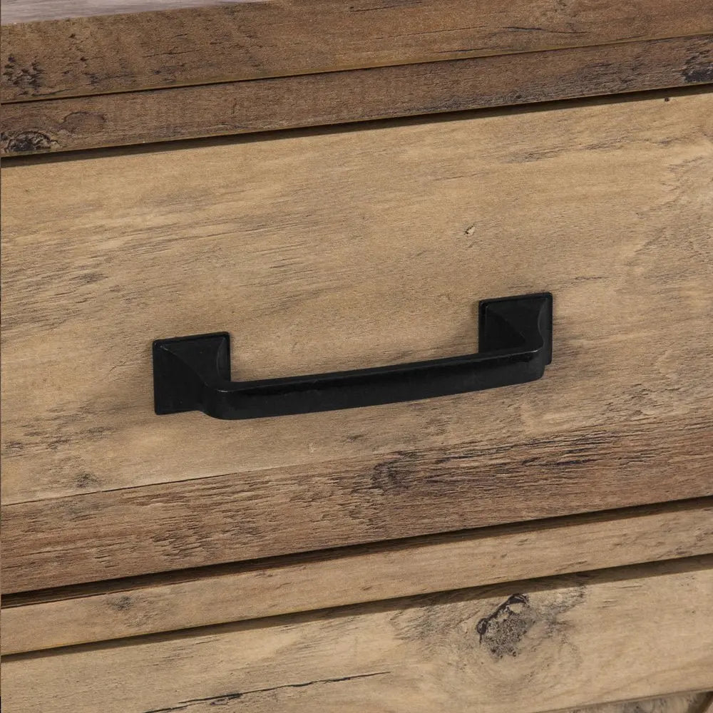 47" Oak Wood Wall Mounted Trestle Writing Desk - NOBLE HOME INTERIORS