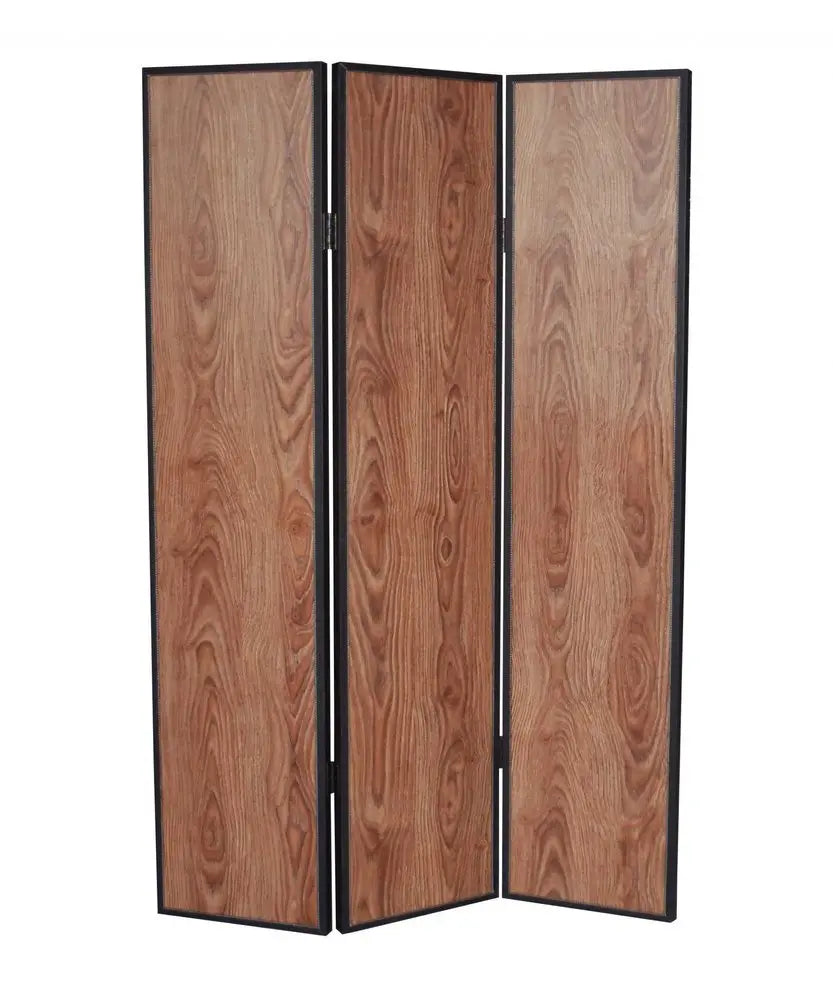 47 X 71 Brown Wood Screen - NOBLE HOME INTERIORS