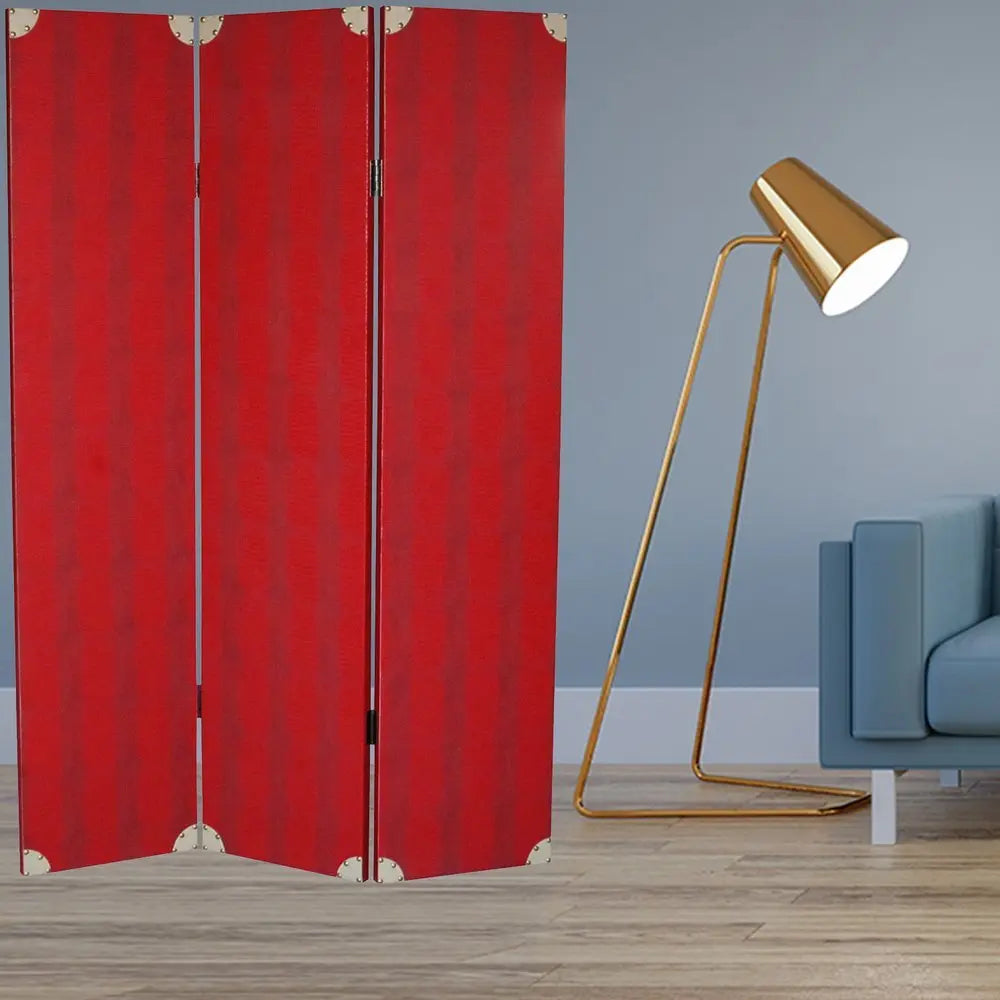 47 X 71 Red Wood Screen - NOBLE HOME INTERIORS