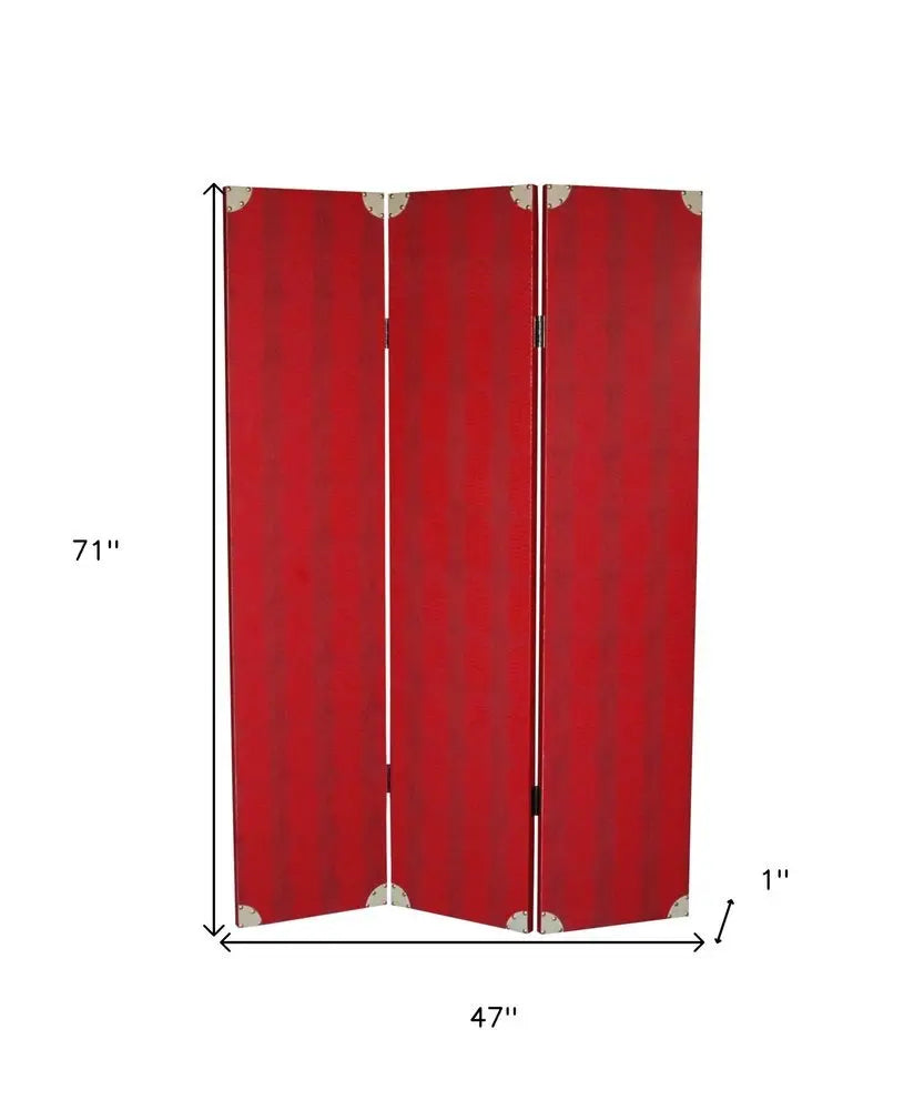 47 X 71 Red Wood Screen - NOBLE HOME INTERIORS