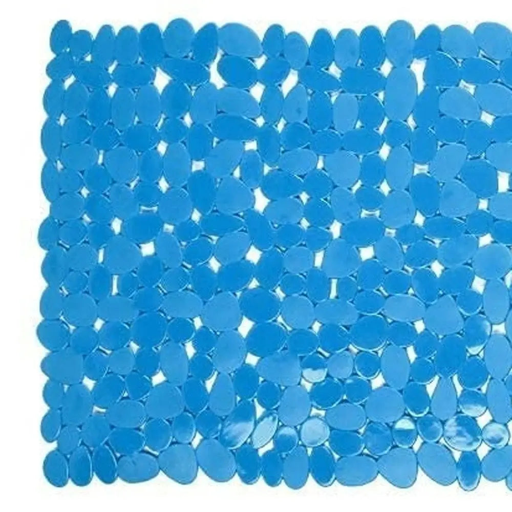 35" Blue Spa Pebbles Non Slip Bathtub Mat HomeRoots