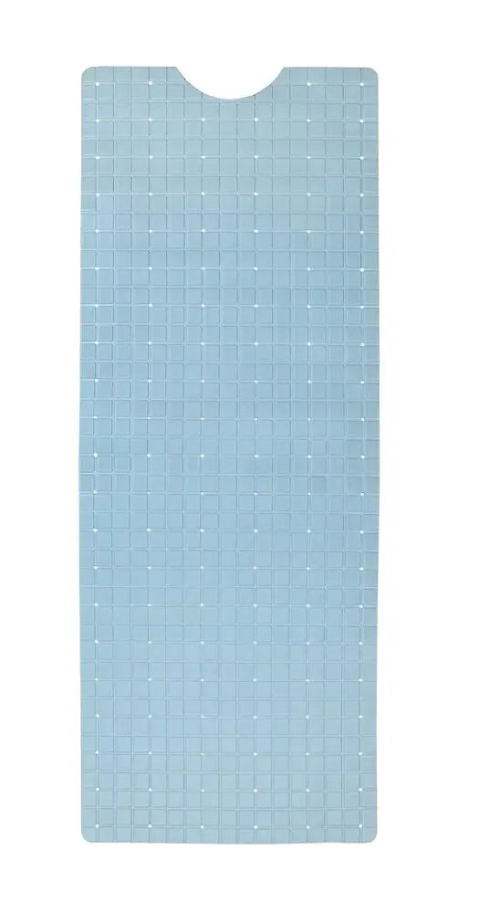40" Light Blue Geometric Tiles Non Slip Bathtub Mat HomeRoots
