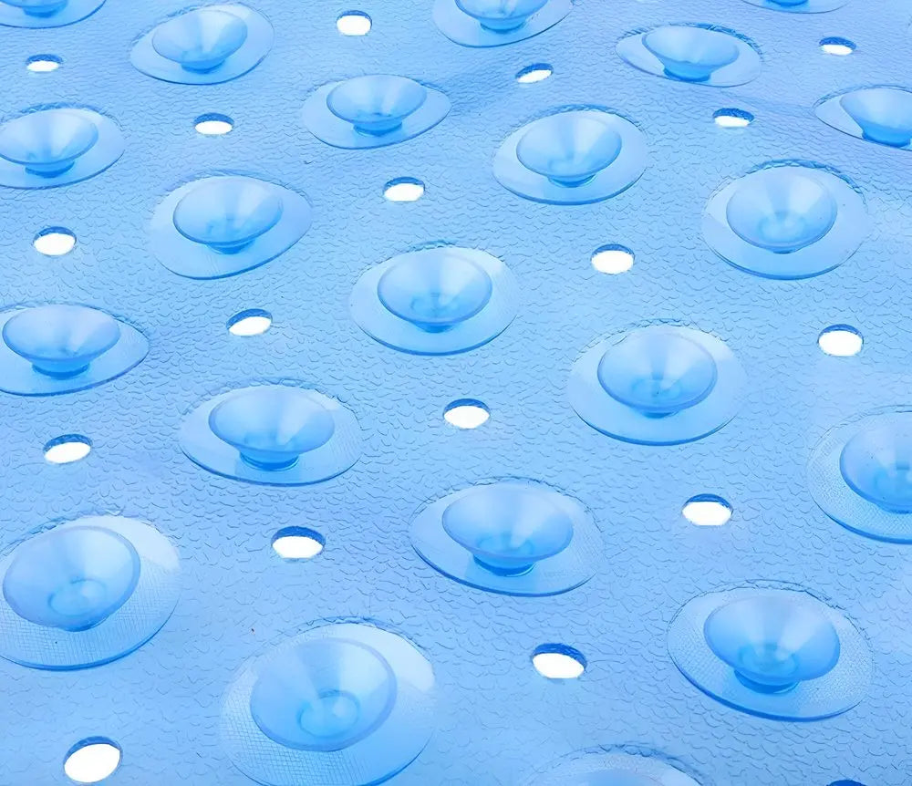 40" Translucent Blue Bubbles Non Slip Bathtub Mat HomeRoots