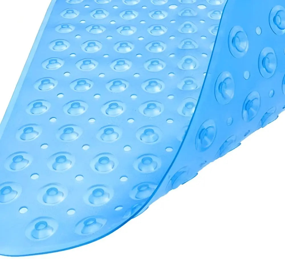 40" Translucent Blue Bubbles Non Slip Bathtub Mat HomeRoots