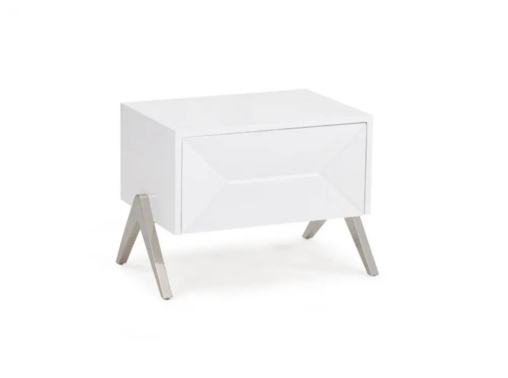 19" Wood One Drawer Nightstand HomeRoots