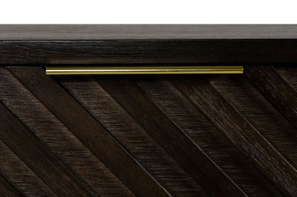 24" Solid Wood and Wood Two Drawer Nightstand HomeRoots