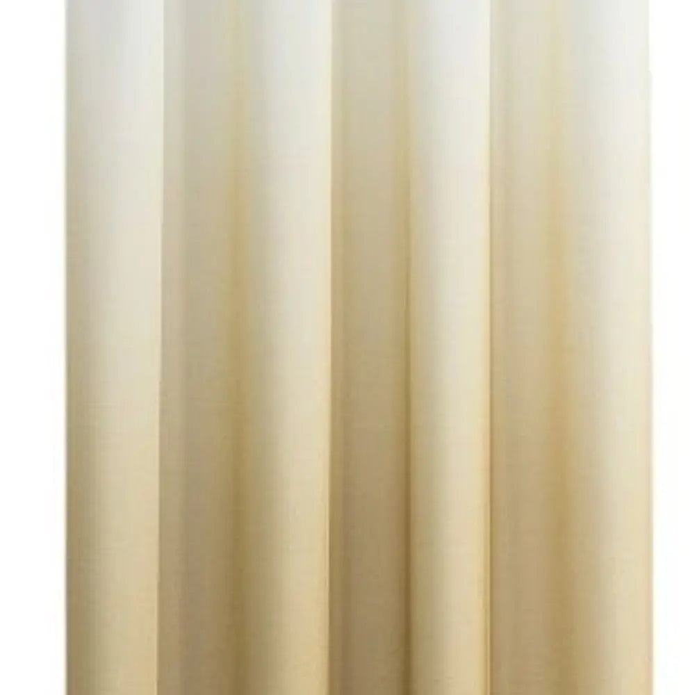Set of Two 84"  Gold Ombre Shades Window Panels HomeRoots
