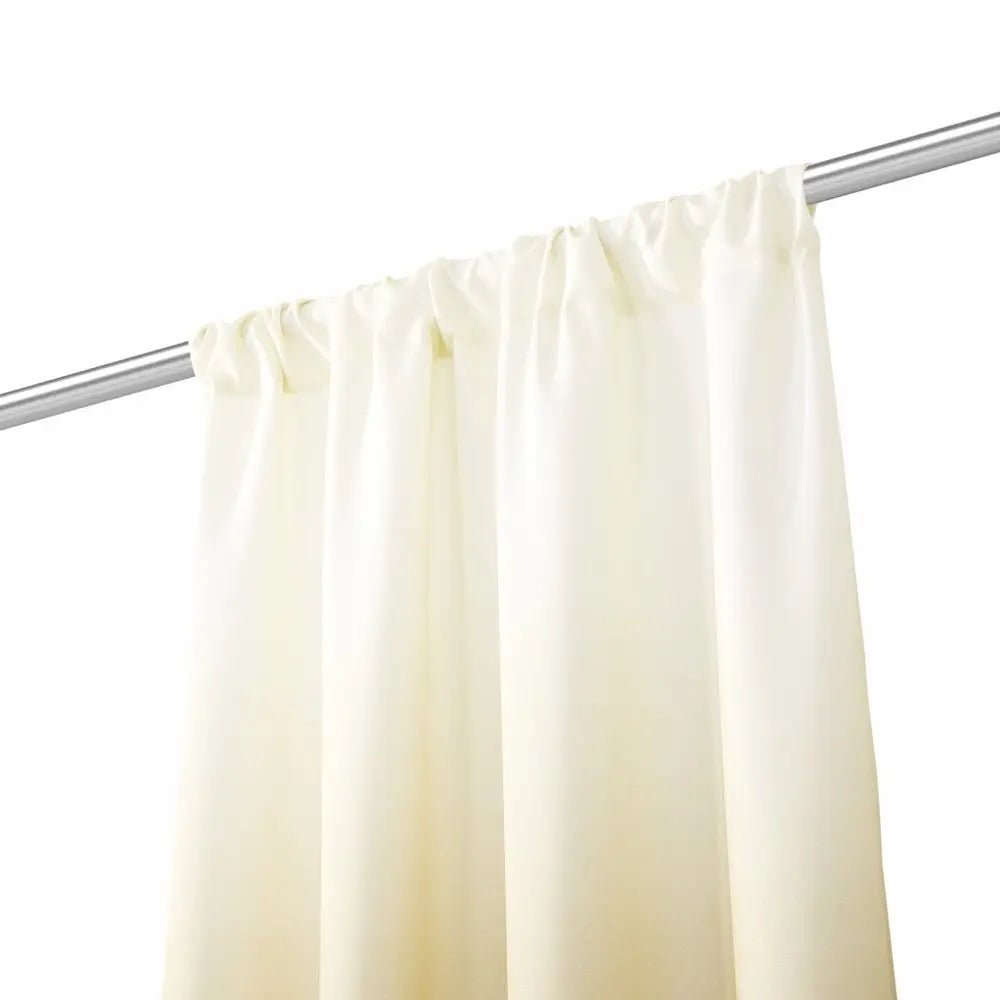 Set of Two 84"  Gold Ombre Shades Window Panels HomeRoots