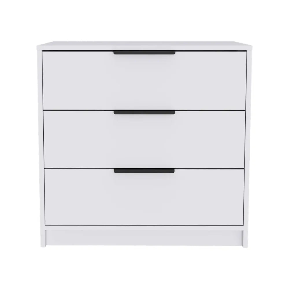 28" White Three Drawer Standard Chest HomeRoots