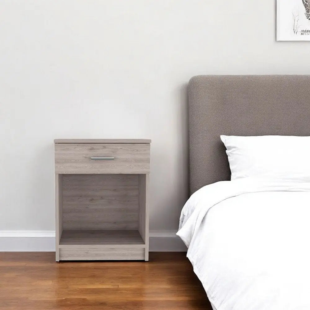 22" Wood One Drawer Nightstand HomeRoots