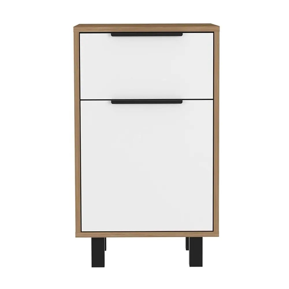 28" Wood One Drawer Nightstand HomeRoots