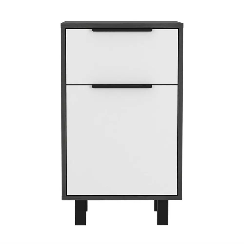 28" Wood One Drawer Nightstand HomeRoots