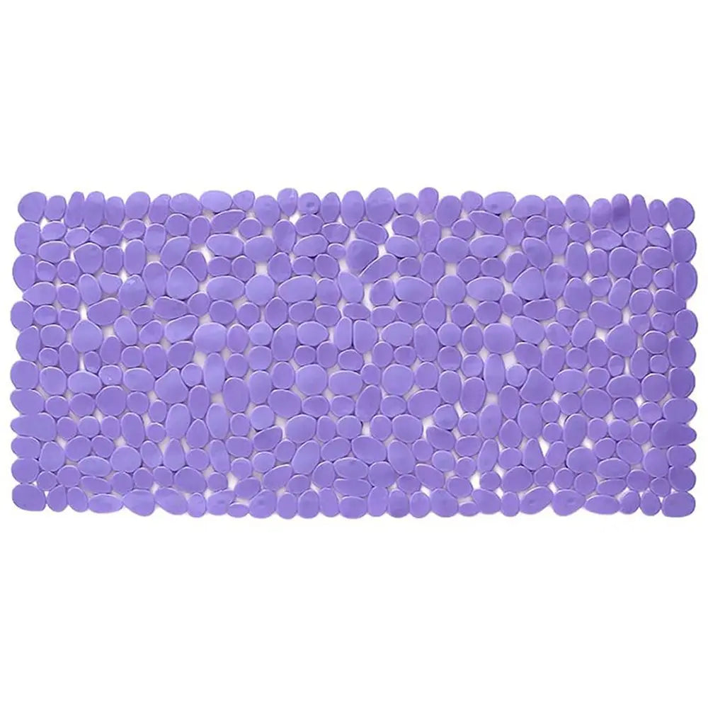 35" Purple Spa Pebbles Non Slip Bathtub Mat HomeRoots