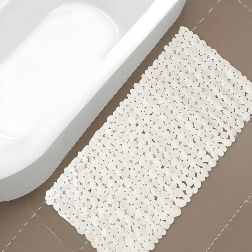 35" Beige Spa Pebbles Non Slip Bathtub Mat HomeRoots
