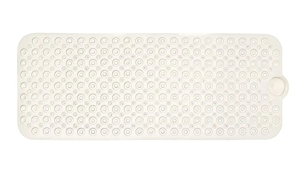 40" Beige Latex Bubbles Non Slip Shower Mat HomeRoots