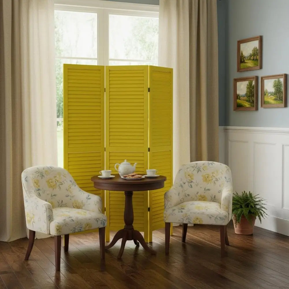 48 X 67 Black Wood Shutter - Screen - NOBLE HOME INTERIORS