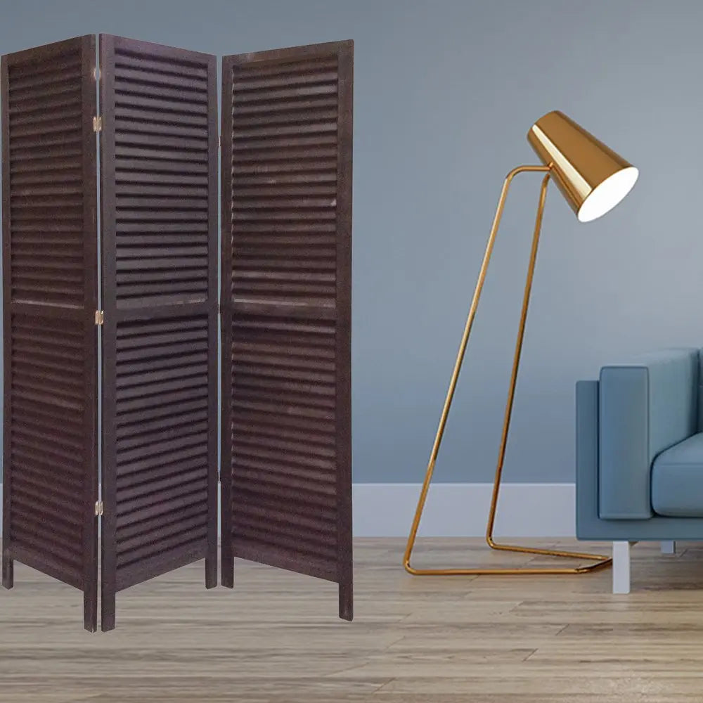 48 X 67 Black Wood Shutter - Screen - NOBLE HOME INTERIORS