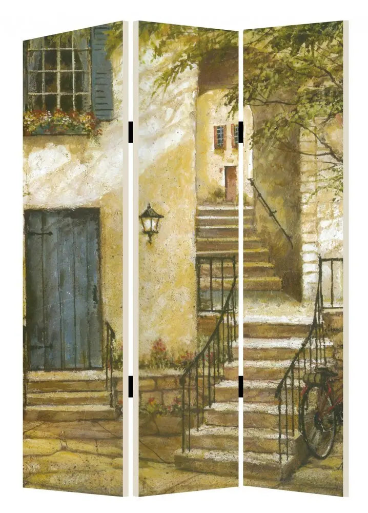 48 X 72 Multi Color European Promenade Screen - NOBLE HOME INTERIORS