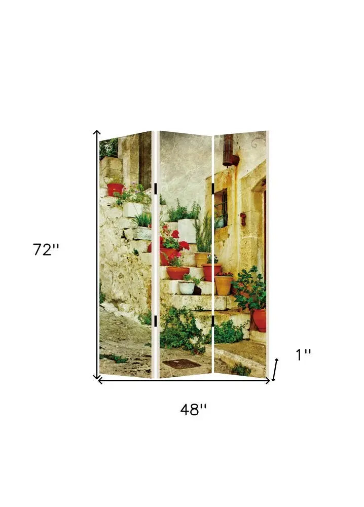 48 X 72 Multi Color Spanish Tidings Screen - NOBLE HOME INTERIORS